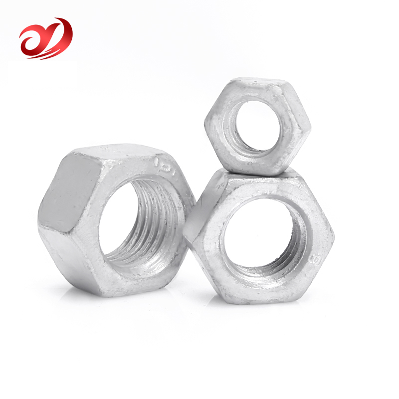 Hot-Dip Galvanized Hex Nuts